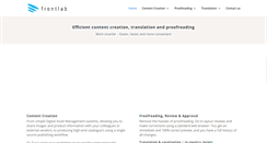 Desktop Screenshot of frontlab.com